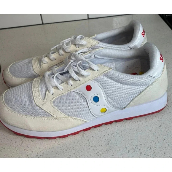 Saucony Mens Lace-Up Athletic Running Shoes S70536-1 White Sz 13 - Picture 1 of 11